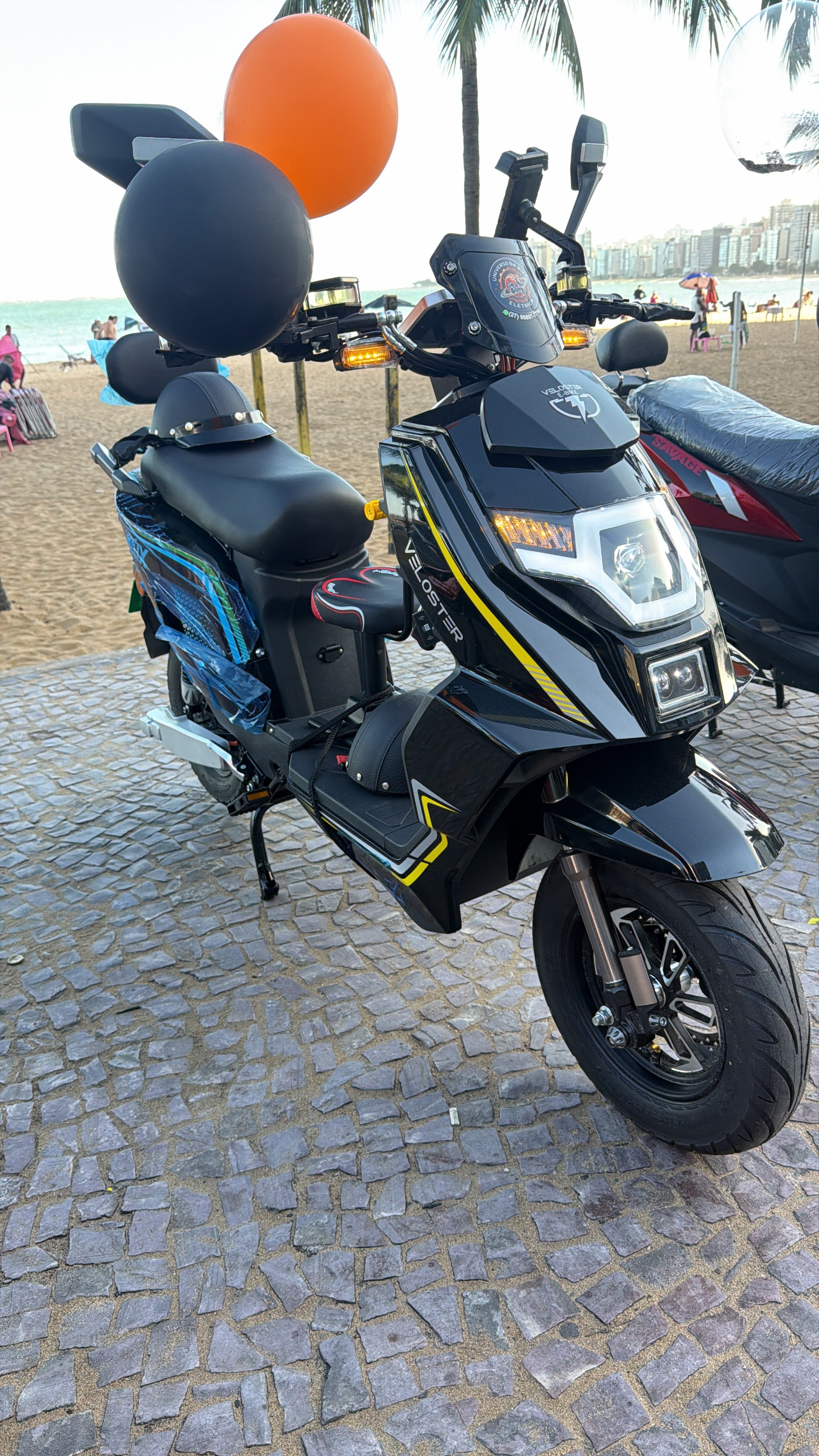 Veículo elétrico na loja Universo da Bike