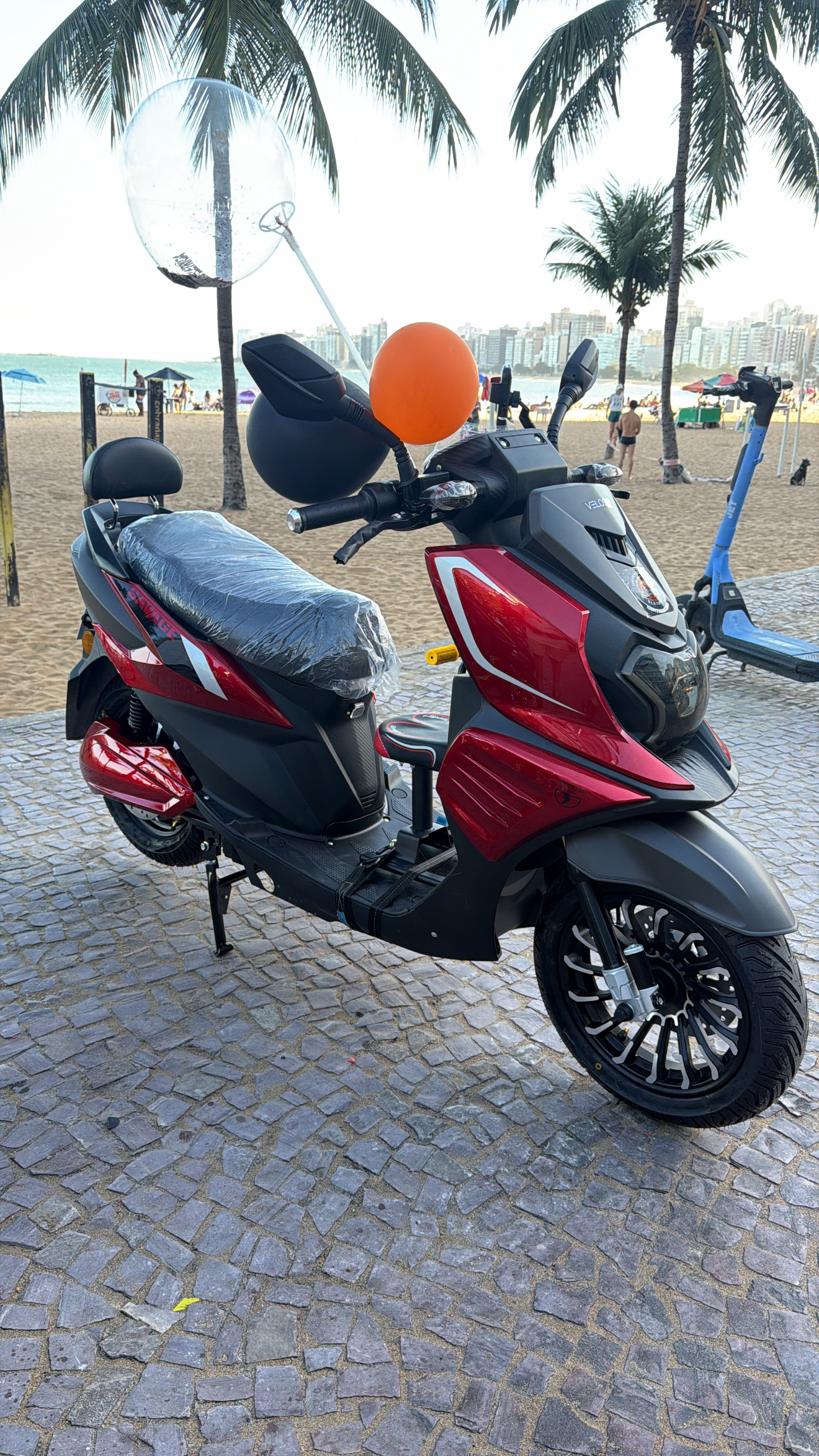Veículo elétrico na loja Universo da Bike